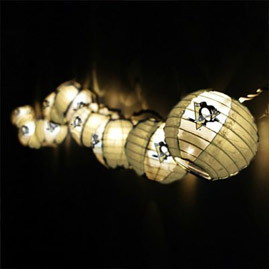 NHL Paper Lantern String Lights - Oogalights.com - More Than 1,000 Party & String Light Bulbs!