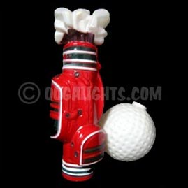 Golf Balls &amp; Golf Bag Party String Lights - Sports String Light Strands &amp; Sets