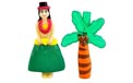 Hawaiian Hula Girl &amp; Palm Tree Party String Lights 4001OL