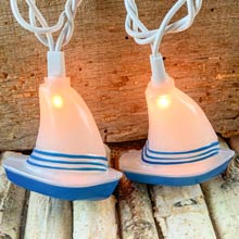 Sail Boat party string lights
