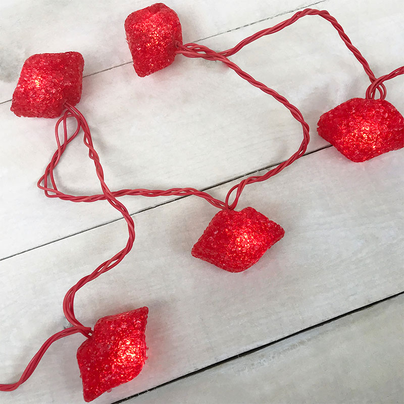 10Count Valentine's Day Lips Novelty String Lights