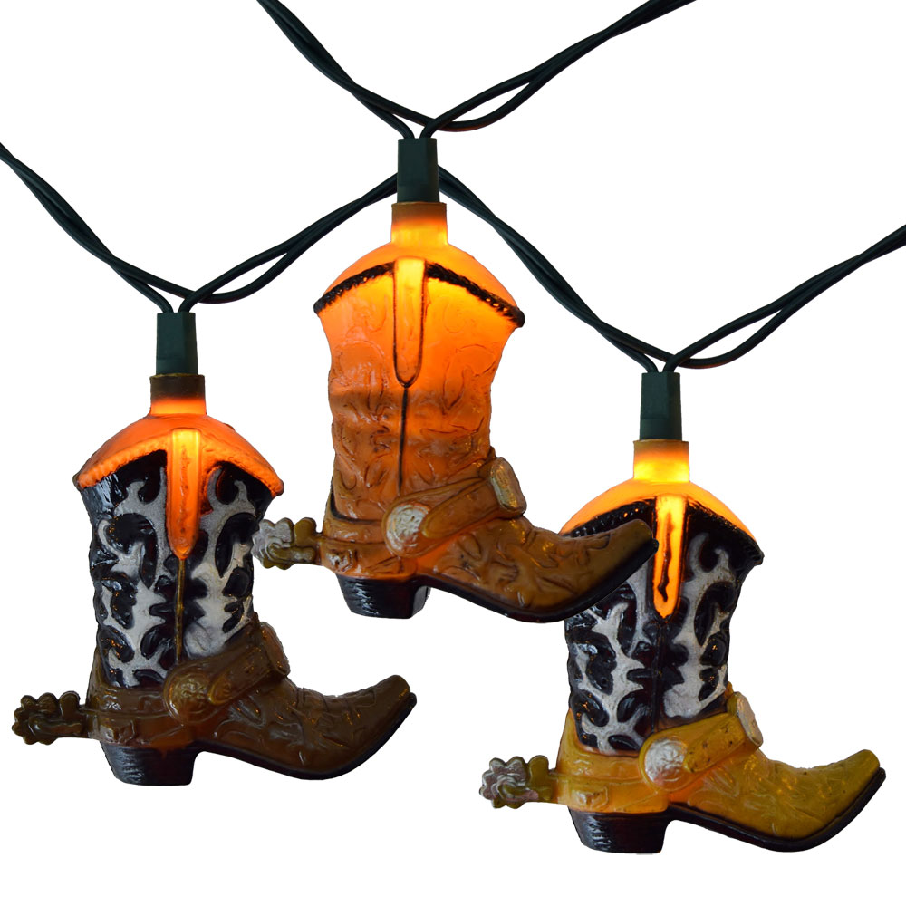 Cowboy Boots Party String Lights