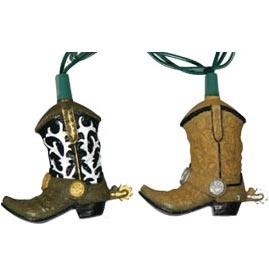 Cowboy Boots Party String Lights - Wild West String Light Strands &amp; Sets