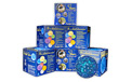 Bulk 6 Pack - 10" Mega Hanging Starlight Sphere - 150 Lights - Blue - 724802C
