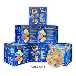 Bulk 6 Pack - 7.5" Regular Hanging Starlight Sphere - 100 Lights - Multi-Color - Twinkling Light Spheres &amp; Reflective Globes