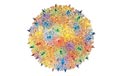 10" Mega Hanging Starlight Sphere - 150 Lights - Multi-Color - 724801