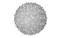 6" Mini Hanging Starlight Sphere - 50 Lights - Clear