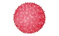 6" Mini Hanging Starlight Sphere - 50 Lights - Red