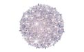 6" Mini Hanging Starlight Sphere - 50 Lights - Clear Shimmering