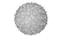 7.5" Regular Hanging Starlight Sphere - 100 Lights - Clear