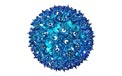 7.5" Regular Hanging Starlight Sphere - 100 Lights - Blue