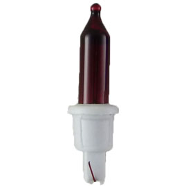 Replacement Starlight Sphere Light Bulbs - Red w/ White Base - 20 Pack - Light Sphere Bulbs &amp; Accessories