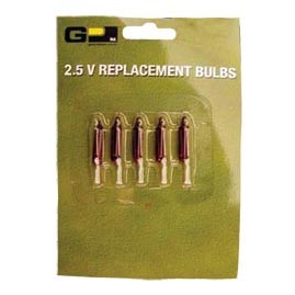 Replacement Starlight Sphere Light Bulbs - Red - 5 Pack - Light Sphere Bulbs &amp; Accessories