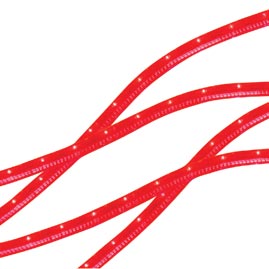 18' Rope/Tube Light - 1/2" Diameter - Red - Ropelights &amp; Tube Lights