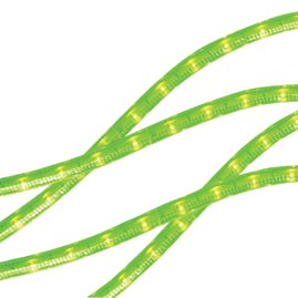 18' Rope/Tube Light - 1/2" Diameter - Green - Ropelights &amp; Tube Lights