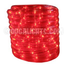 18' Rope/Tube Light - 3/8" Diameter - Red - Ropelights &amp; Tube Lights