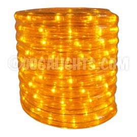 18' Rope/Tube Light - 3/8" Diameter - Gold - Ropelights &amp; Tube Lights