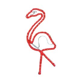 2' Flamingo Rope Light Motif - Tropical Rope &amp; Tube Lights