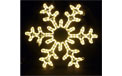 24" x 24" Snow Flake Rope Light Motif - HSM-SNOWFB24