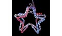 12.6" x 11.8" LED 3D Patriotic Star Rope Light Motif - 816930