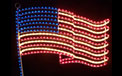 American Flag Rope Light Motif - HSM-FLAG