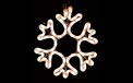 10" x 10" Snow Flake Rope Light Motif