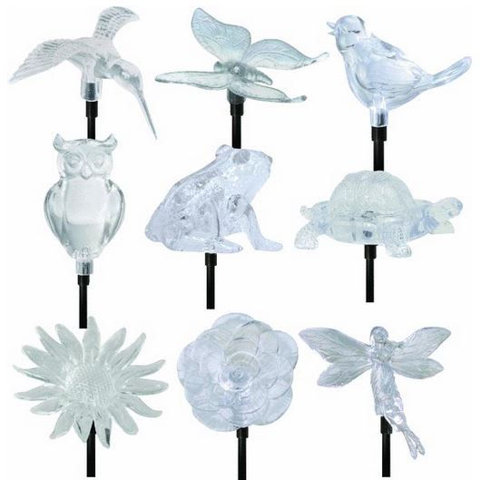 Moonrays Solar Stake Light Garden Accents Lawn Ornament