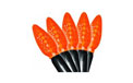 70 Count C3 Orange LED Lights - 903647