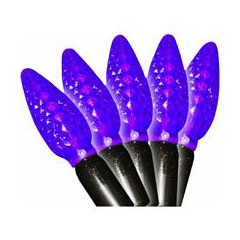70 Count Purple LED Lights - Halloween String Lights