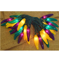 pepper mardi gras beads