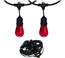 Red Hot Festive String Light Kit - 48 ft Suspended Red Light String