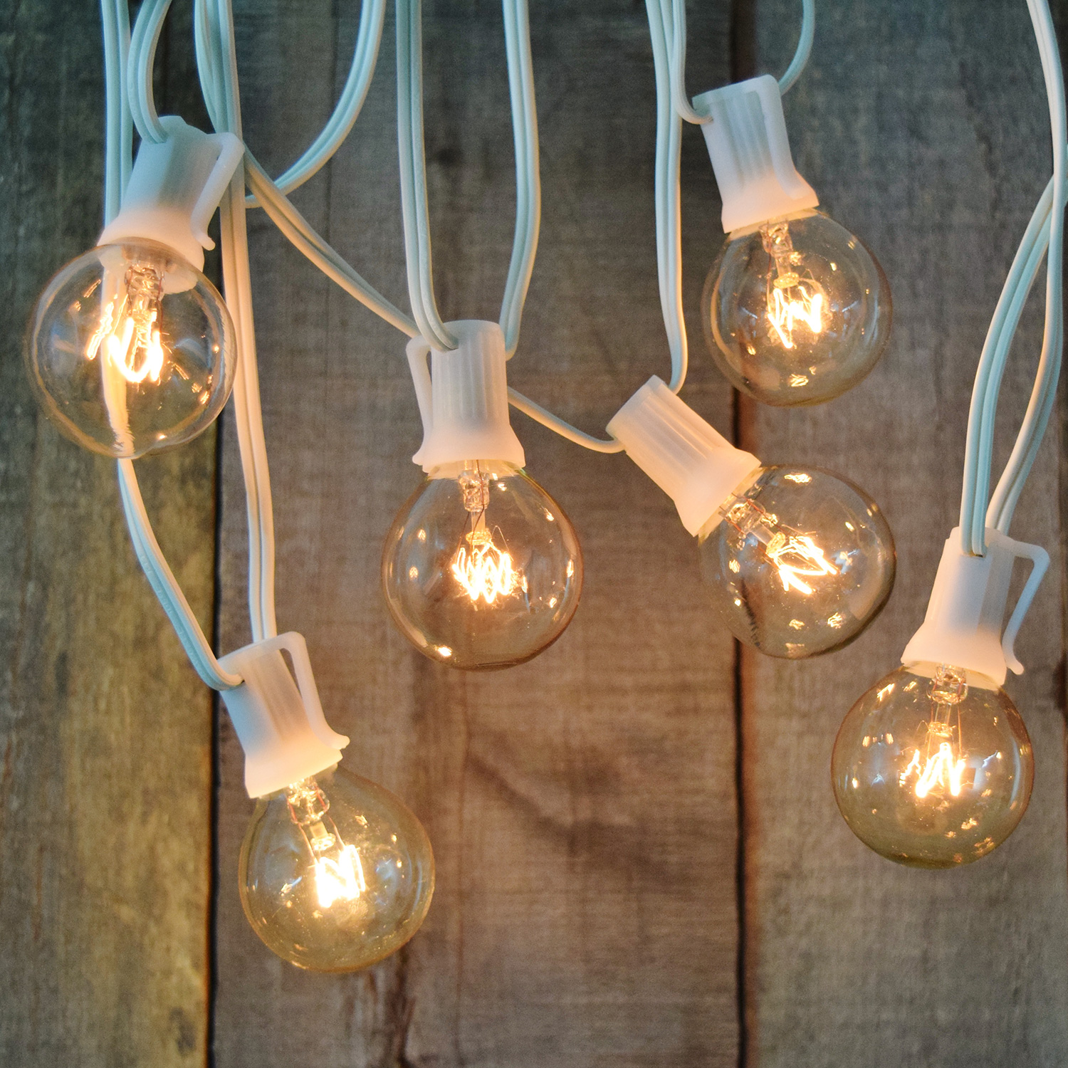 Indoor Dry Outdoor Candelabra Base Globe Party String Light Strand Indoor Outdoor Candelabra Base Globe Party String Light Strand Set White Wire 10