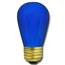 Blue Ceramic Light Bulb - 11 Watt S14 Medium Base