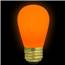 Orange Ceramic Light Bulbs 11 Watt S14 Medium Base - 25 Pack 