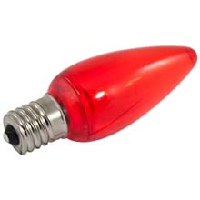 Red LED C9 Linear Light Strand Bulbs
