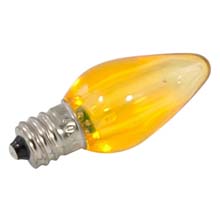 Yellow LED C7 Linear Light Strand Bulbs