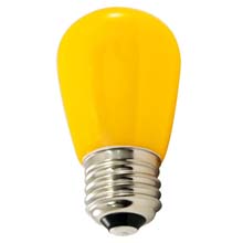 Frosted Yellow LED Professional S14 Light Bulbs