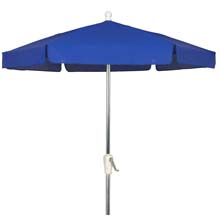 Pacific Blue Hexagon Garden Umbrella