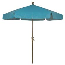 Teal Canopy Outdoor Garden Umbrella