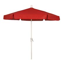 Red Canopy Hexagon Garden Umbrella