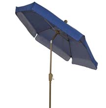 Pacific Blue Canopy Tilt Garden Umbrella