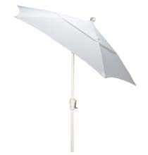 7.5' Natural Canopy Hexagon Patio Tilt Umbrella