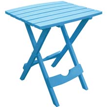 Quik-Fold Blue Patio Side Table