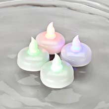 LED Battery Operated Water-Activated Floating Tea Light Set