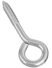 Steel Lag Screw Eye - 7/16" x 5 1/4"