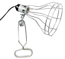 8.5" Heavy Duty 150 Watt Clamp Lamp w/ Wire Guard