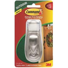 Command Decorative Fashion Classic Metal Adhesive Hook 602100