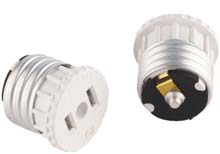 Leviton Medium Base Socket 2-Prong Oulet Adapter