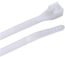 4" Natural Color Plastic Cable Ties