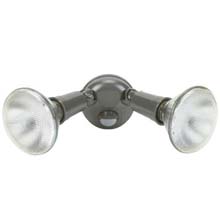 Bronze Twin Motion Security Floodlight Fixture